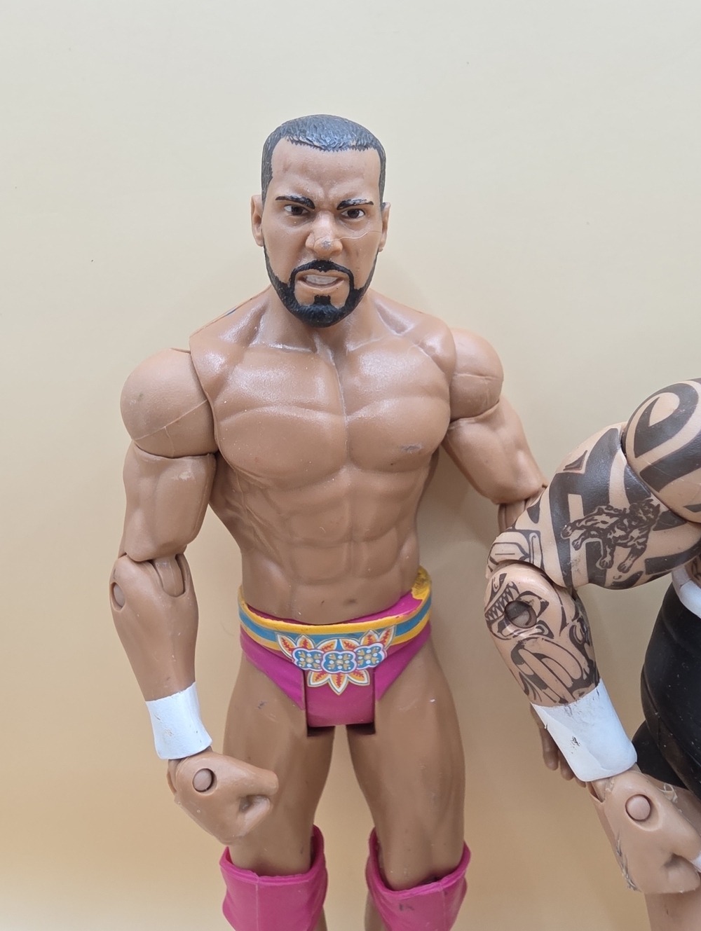 2011 WWE Randy Macho Man Savage Jinder Mahal Brodus Clay Wrestling Figures - Picture 3 of 6